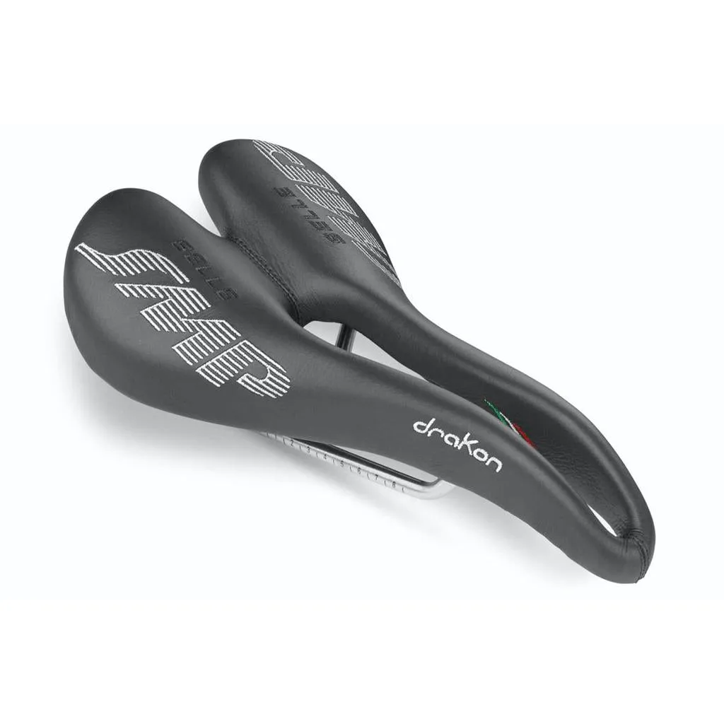 Selle SMP Drakon Saddle - CroMo Rails - Black