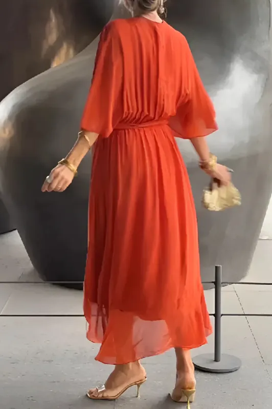 Seraphina™ | Timeless wrap dress in a midi length