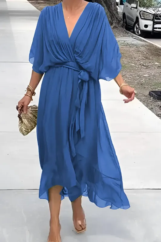 Seraphina™ | Timeless wrap dress in a midi length