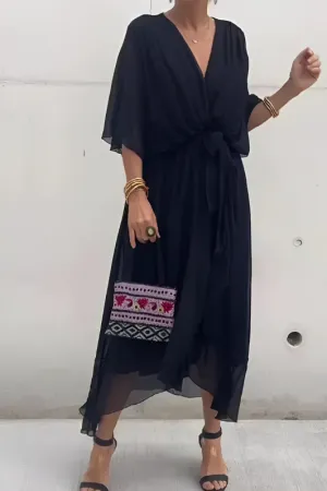 Seraphina™ | Timeless wrap dress in a midi length