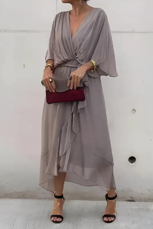 Seraphina™ | Timeless wrap dress in a midi length