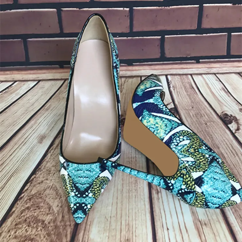 sexy lace shallow  synthetic leather 12cm pointed high heels