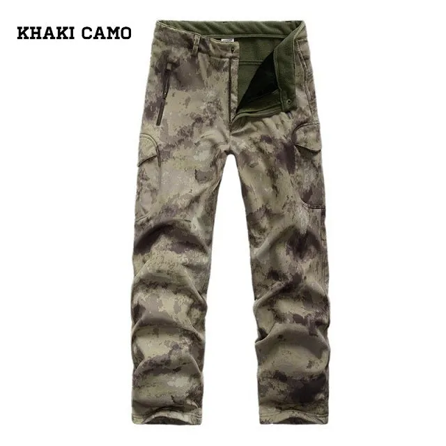 Shark Skin Soft Shell Tactical Military Camouflage Pants