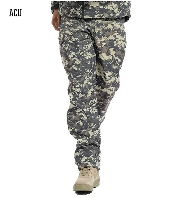 Shark Skin Soft Shell Tactical Military Camouflage Pants