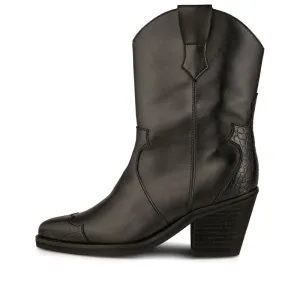 SHOE THE BEAR Nancy Western Boots in Black