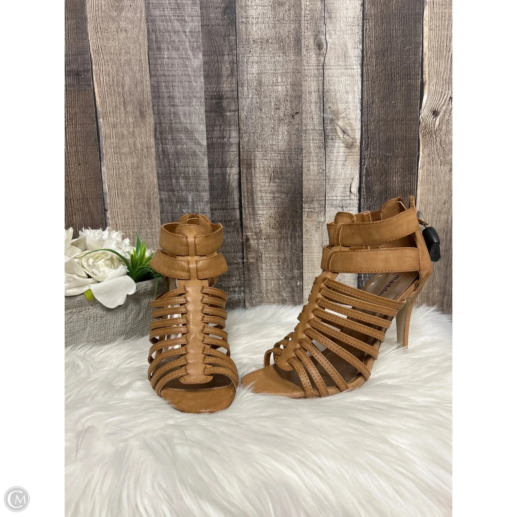 Shoes Heels Stiletto By Steve Madden In Tan, Size: 7