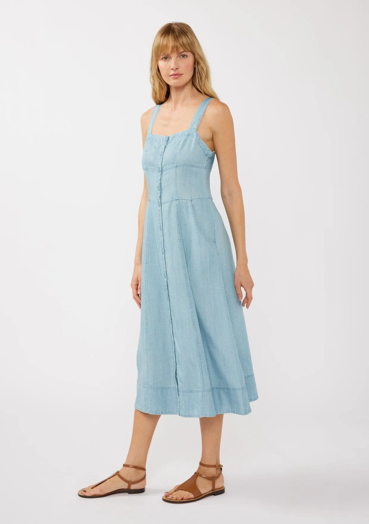 Shoreline Tencel Midi Dress