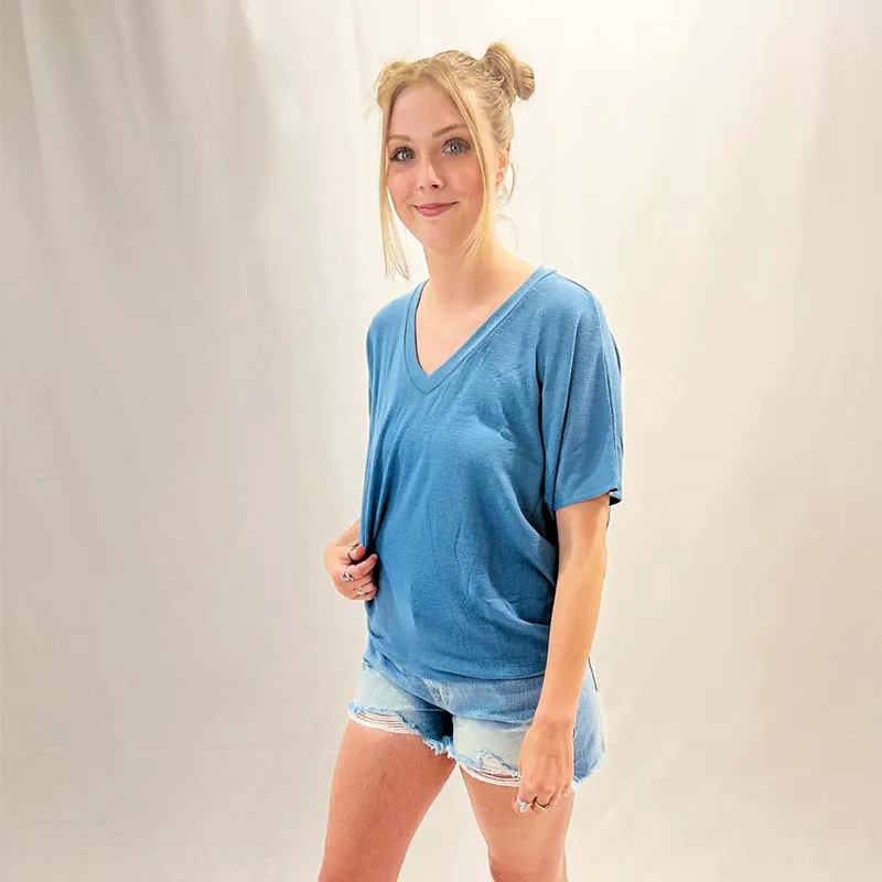 Short Sleeve Cocoon No Pocket Top