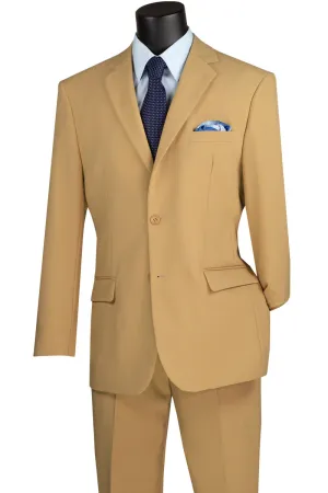 Single Breasted Poplin Dacron Suit (Khaki) 2PP