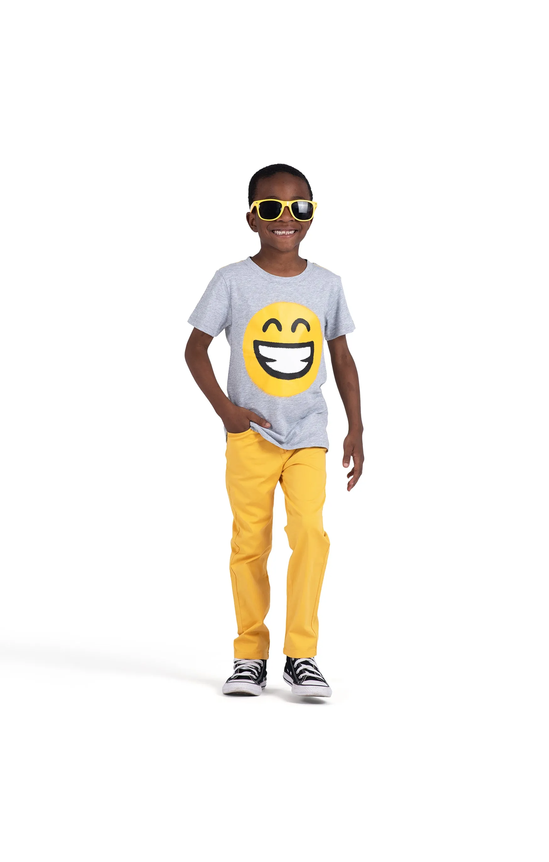 Skinny Twill Pant - Gold