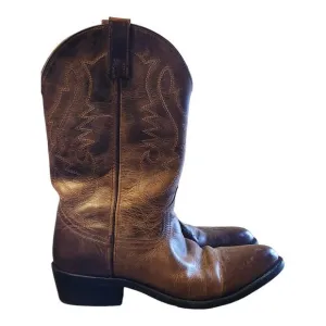 Smoky mountian boots Denver men sz 9.5D brown western cowboy boots leather upper