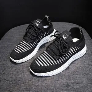 Sneakers Women Breathable Air Mesh Pink Green Platform Shoes
