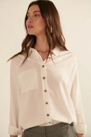 Solid Button Up, Two Colors