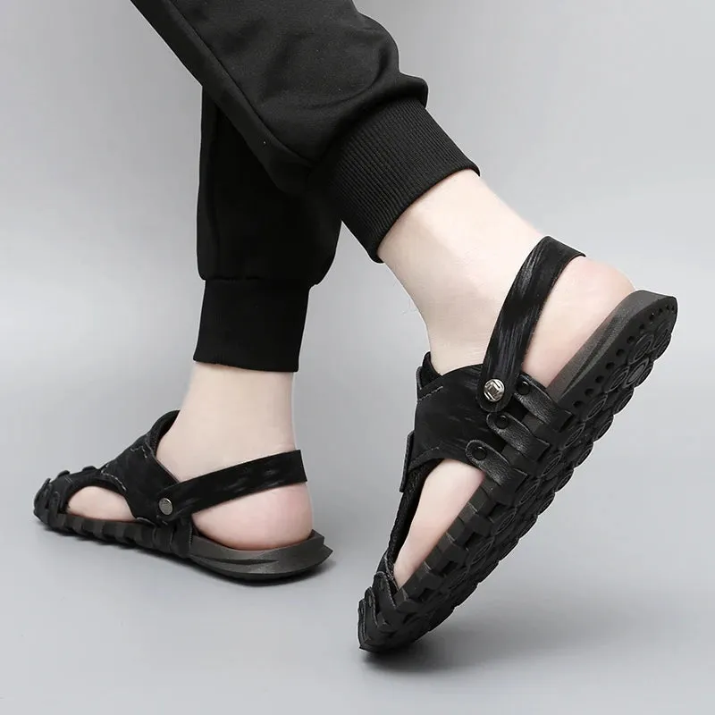Sommer Herren Sandalen Outdoor Mode Bequeme Strand Sandalen Herren Sandalias