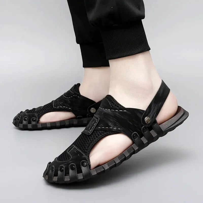 Sommer Herren Sandalen Outdoor Mode Bequeme Strand Sandalen Herren Sandalias