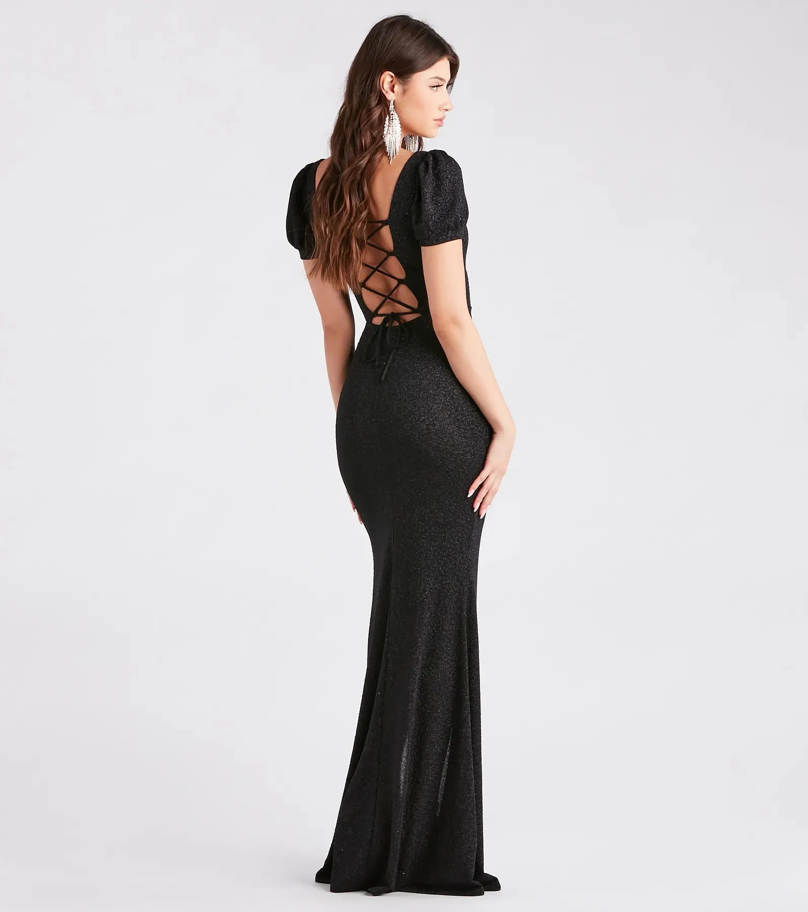Sophie Glitter Knit Mermaid Dress