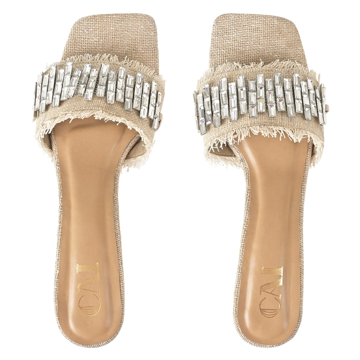 Sparkle in Jute Heels