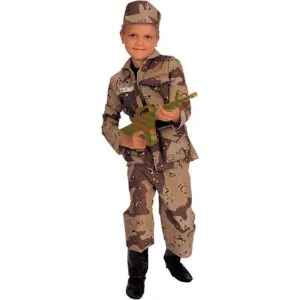 Special Forces Child Costume Size S