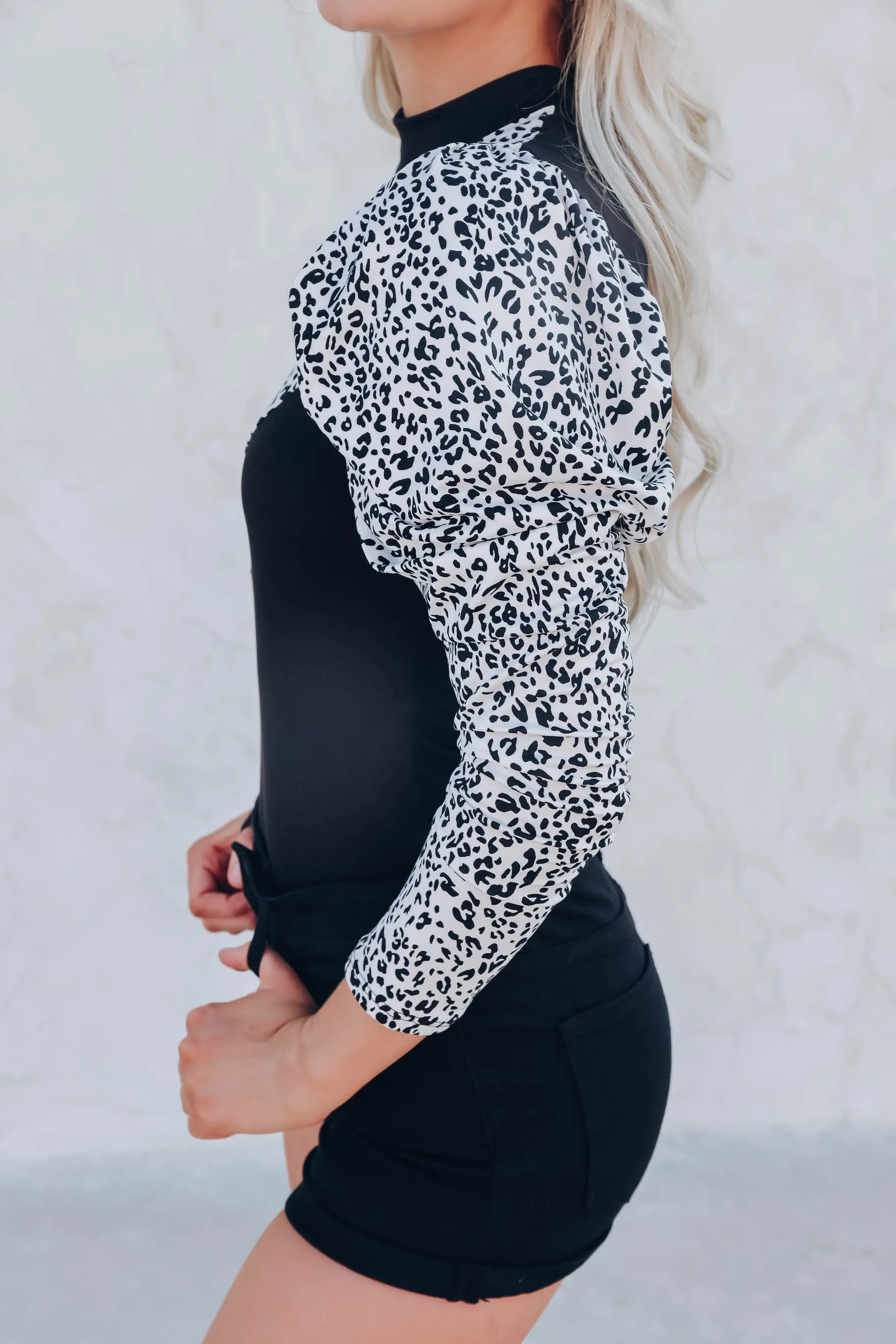 Spirited Asymmetrical One-Shoulder Bodysuit