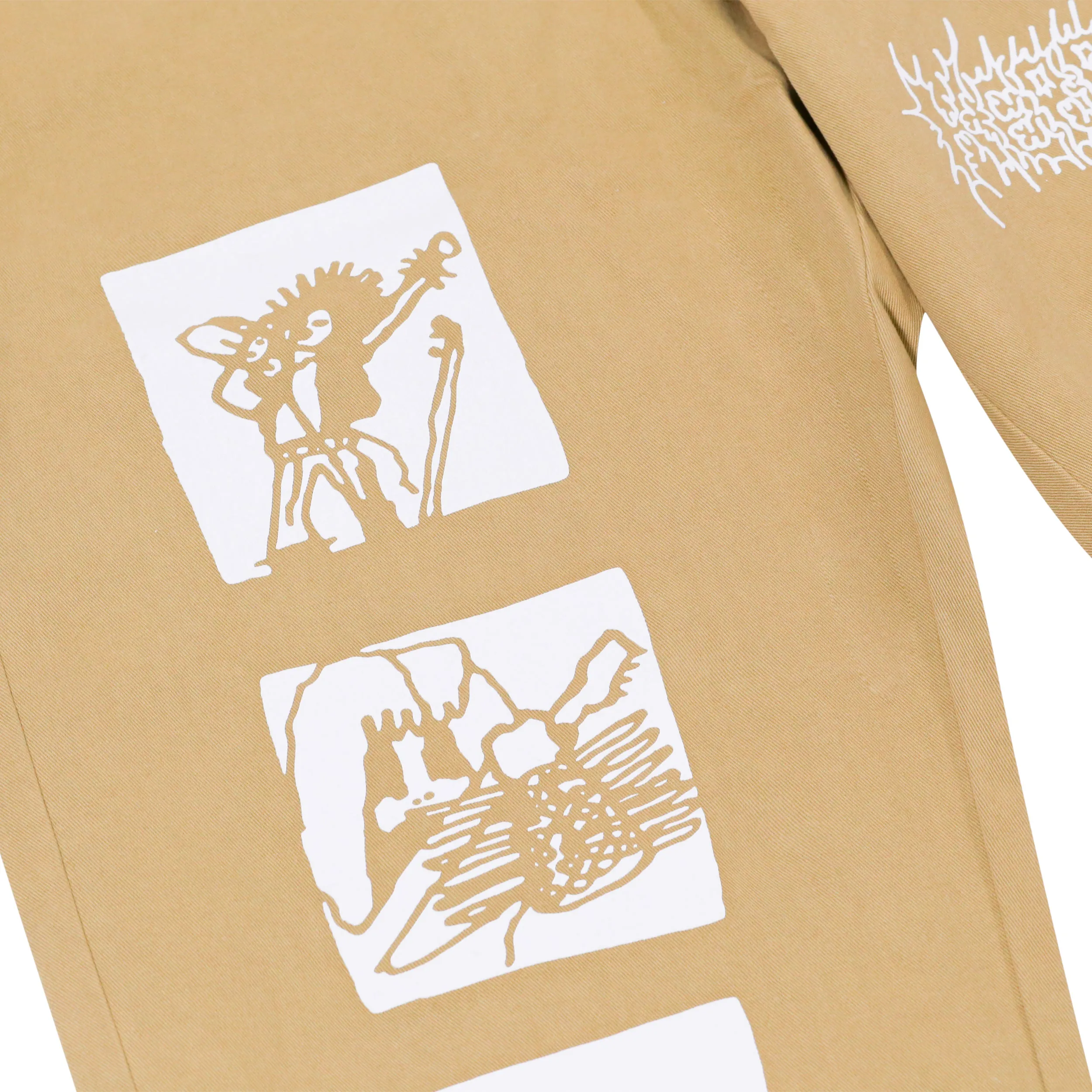 SPOOKY WORK PANTS - BEIGE