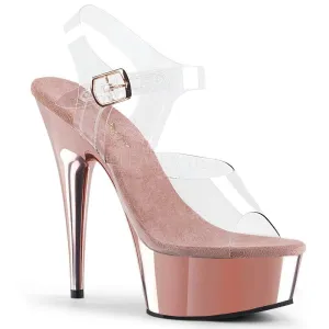 SS-DELIGHT-608 Platform Sandal  | Clear Vinyl