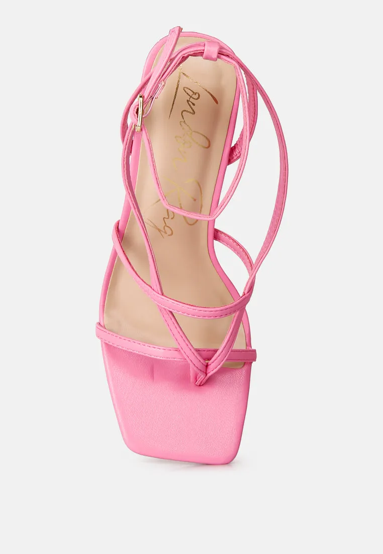 Stalker Strappy Ankle Strap Sandals By Ruw