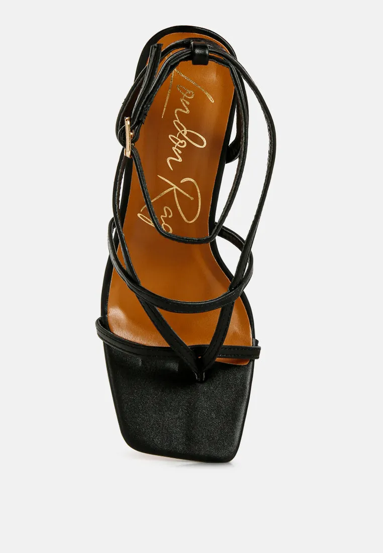 Stalker Strappy Ankle Strap Sandals By Ruw