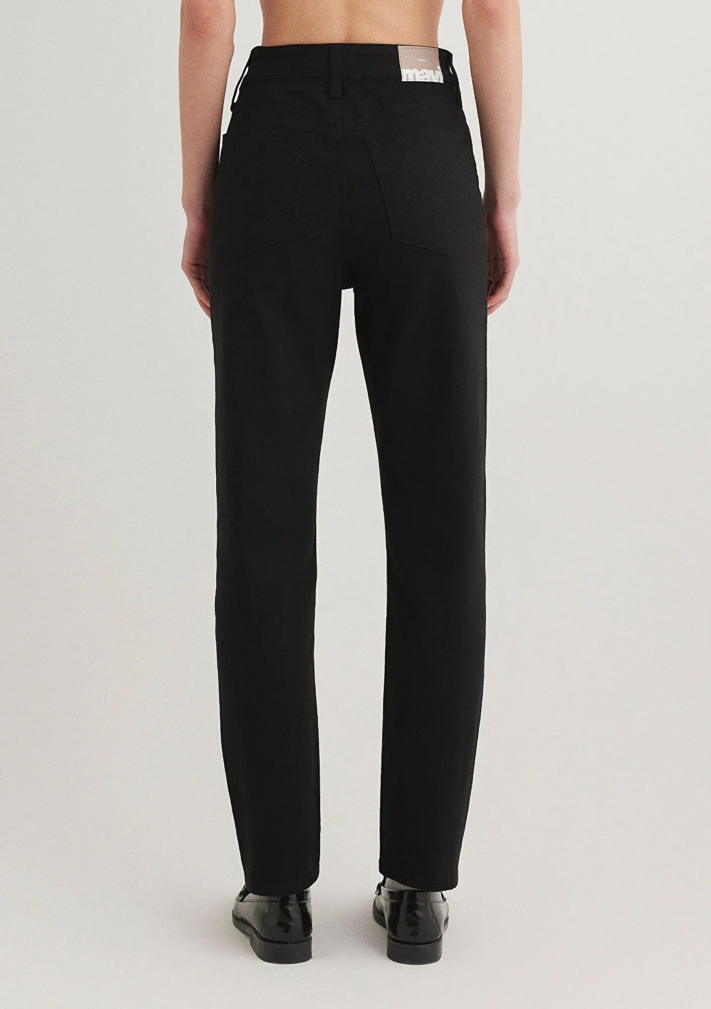 Star Double Black Denim Jean Pants