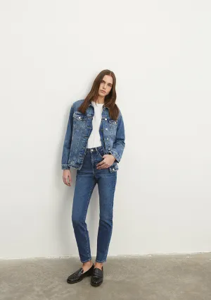 Star Mid Brushed Gold Shape Jean Pants