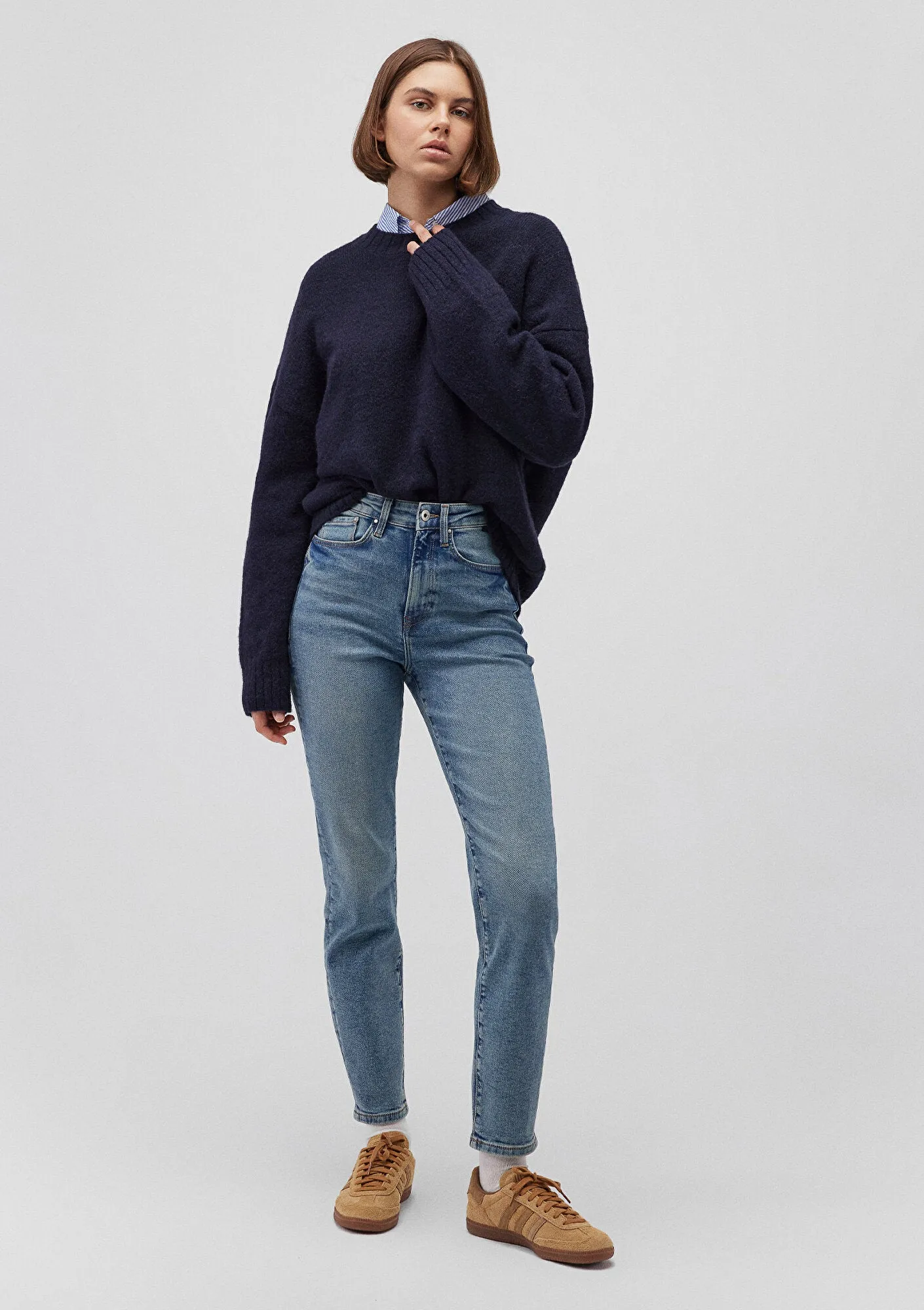 Star Mid Used Gold Shape Jean Pants