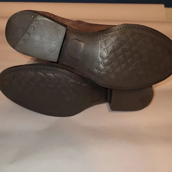 STERLING RIVER BOOTS Taupe Brown Size 7 Western Cowgirl Rodeo Festival