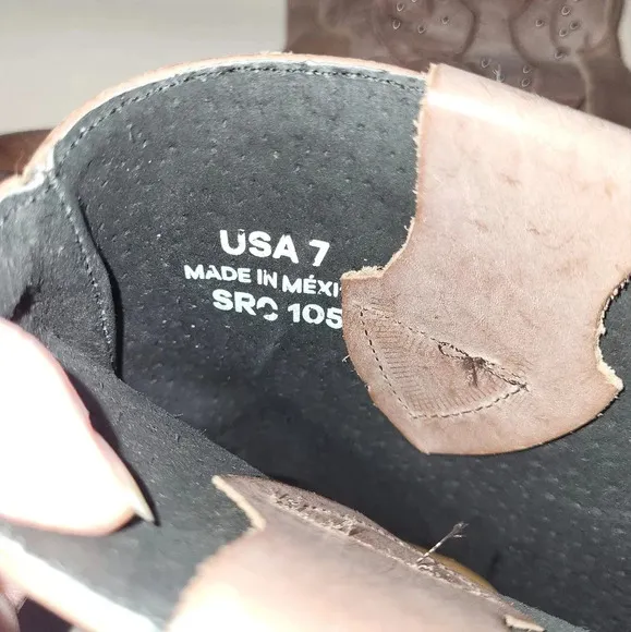 STERLING RIVER BOOTS Taupe Brown Size 7 Western Cowgirl Rodeo Festival