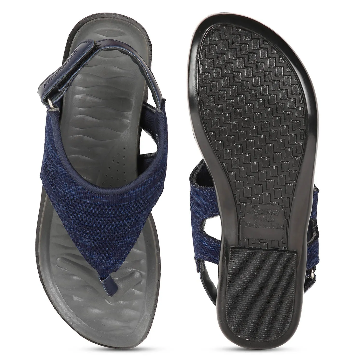 Stimulus PUSTL2016A Blue Stylish Lightweight Dailywear Casual Sandals For Women