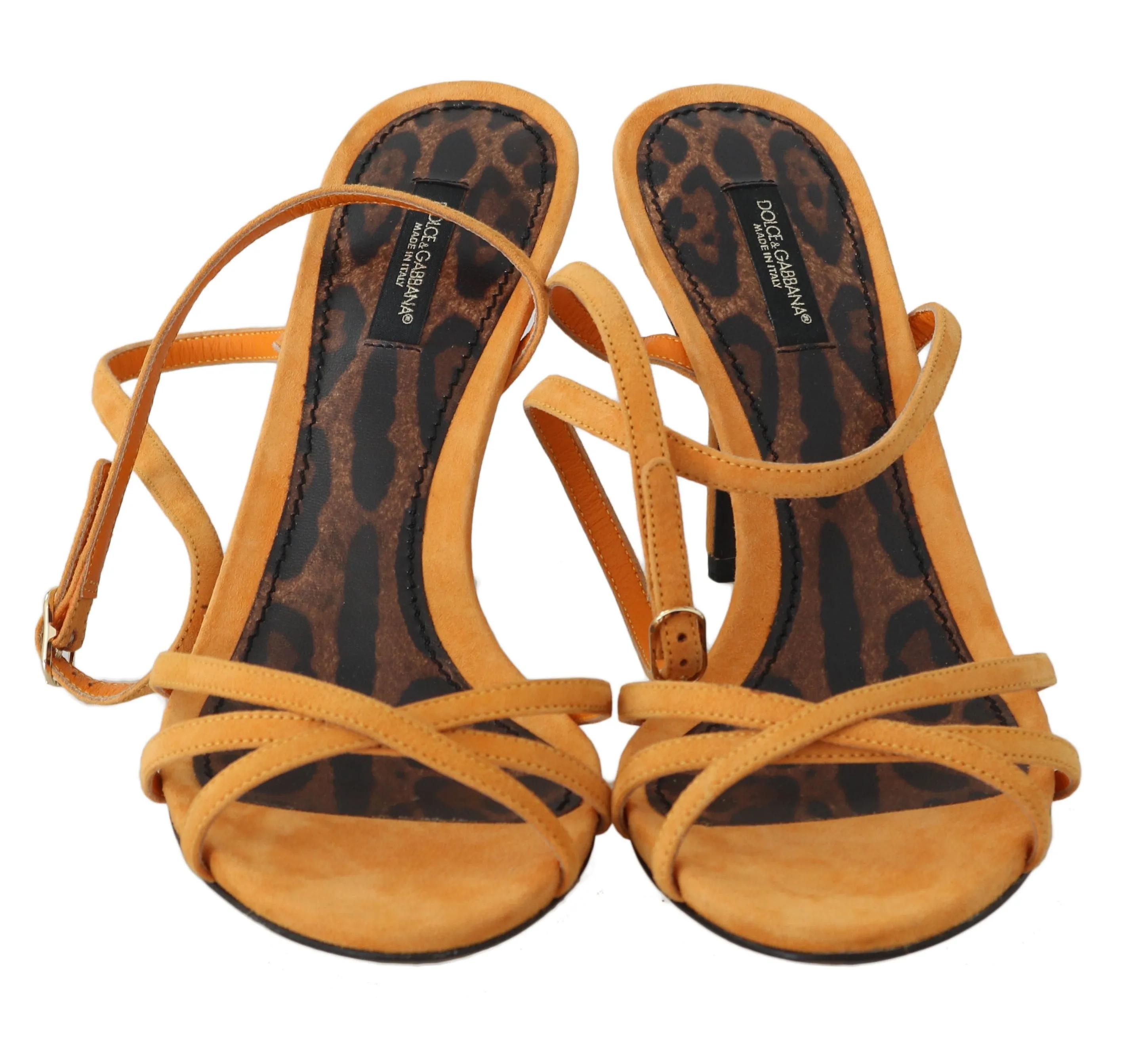 Suede Ankle Strap Sandals