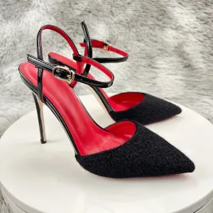 Summer stiletto high heels Baotou  bridal wedding shoes
