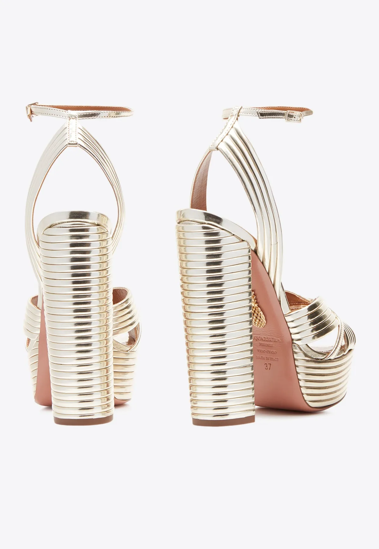 Sundance 140 Crystal-Embellished Platform Sandals