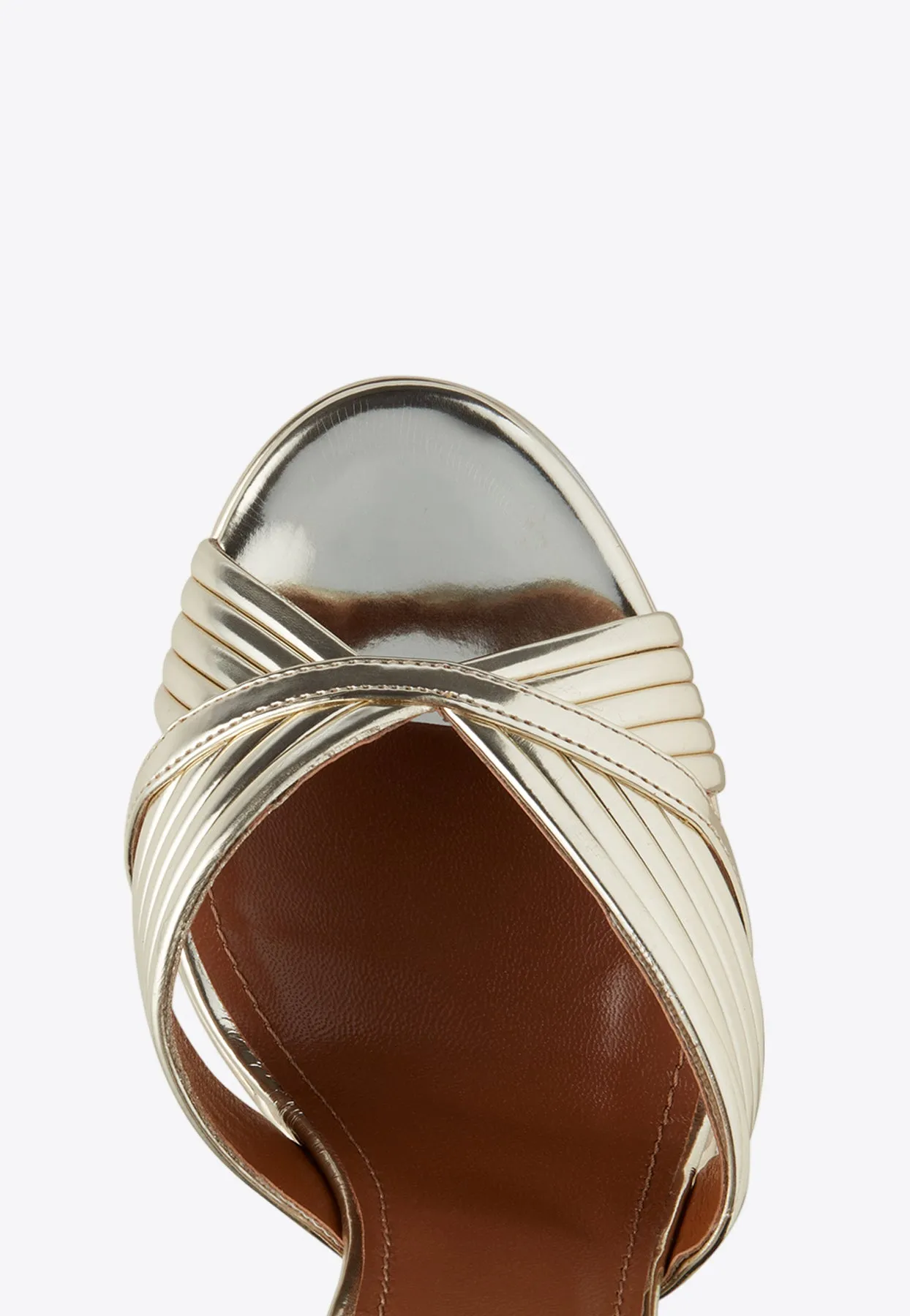 Sundance 140 Crystal-Embellished Platform Sandals
