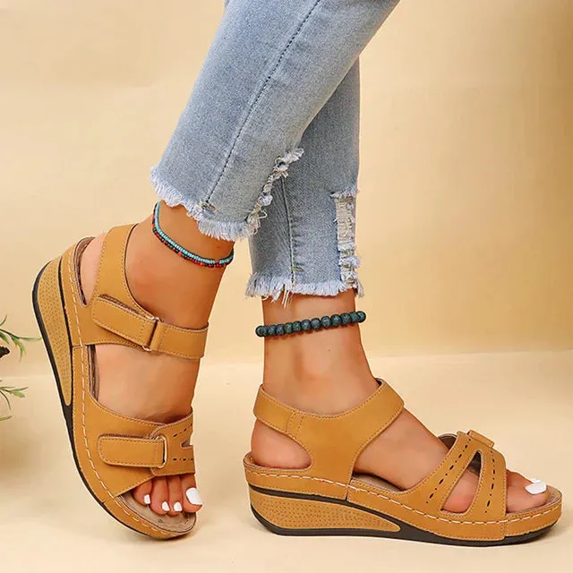 Sundown Style | ComfortEase Open-Toe Sandals