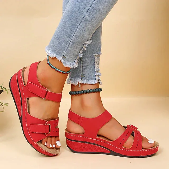 Sundown Style | ComfortEase Open-Toe Sandals