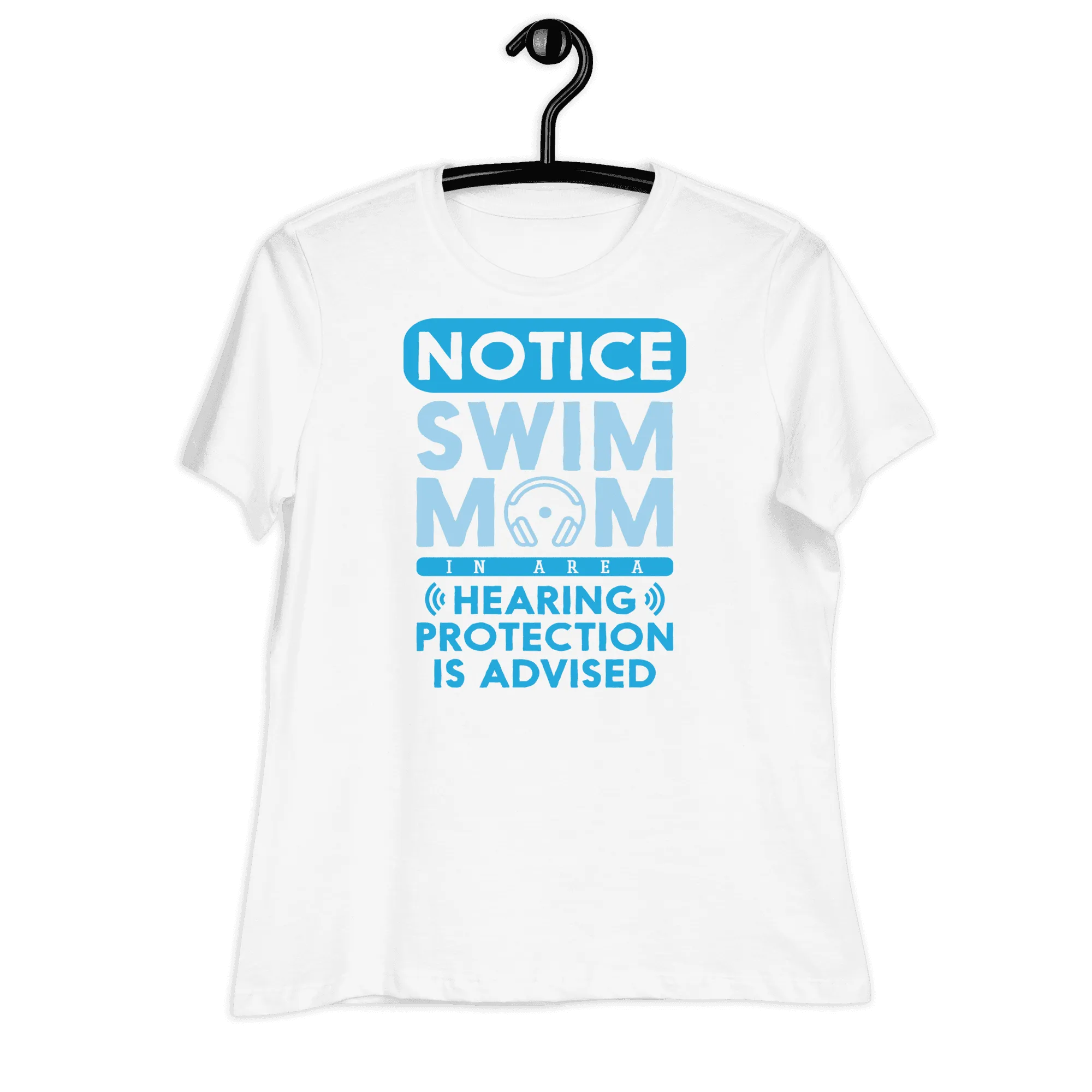 Swim Mom Notice Funny T Shirt