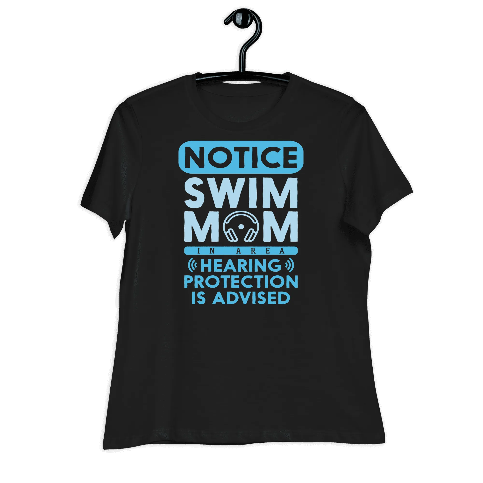 Swim Mom Notice Funny T Shirt