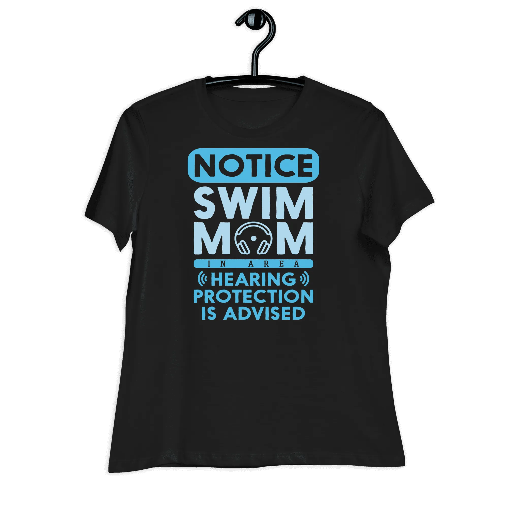 Swim Mom Notice Funny T Shirt