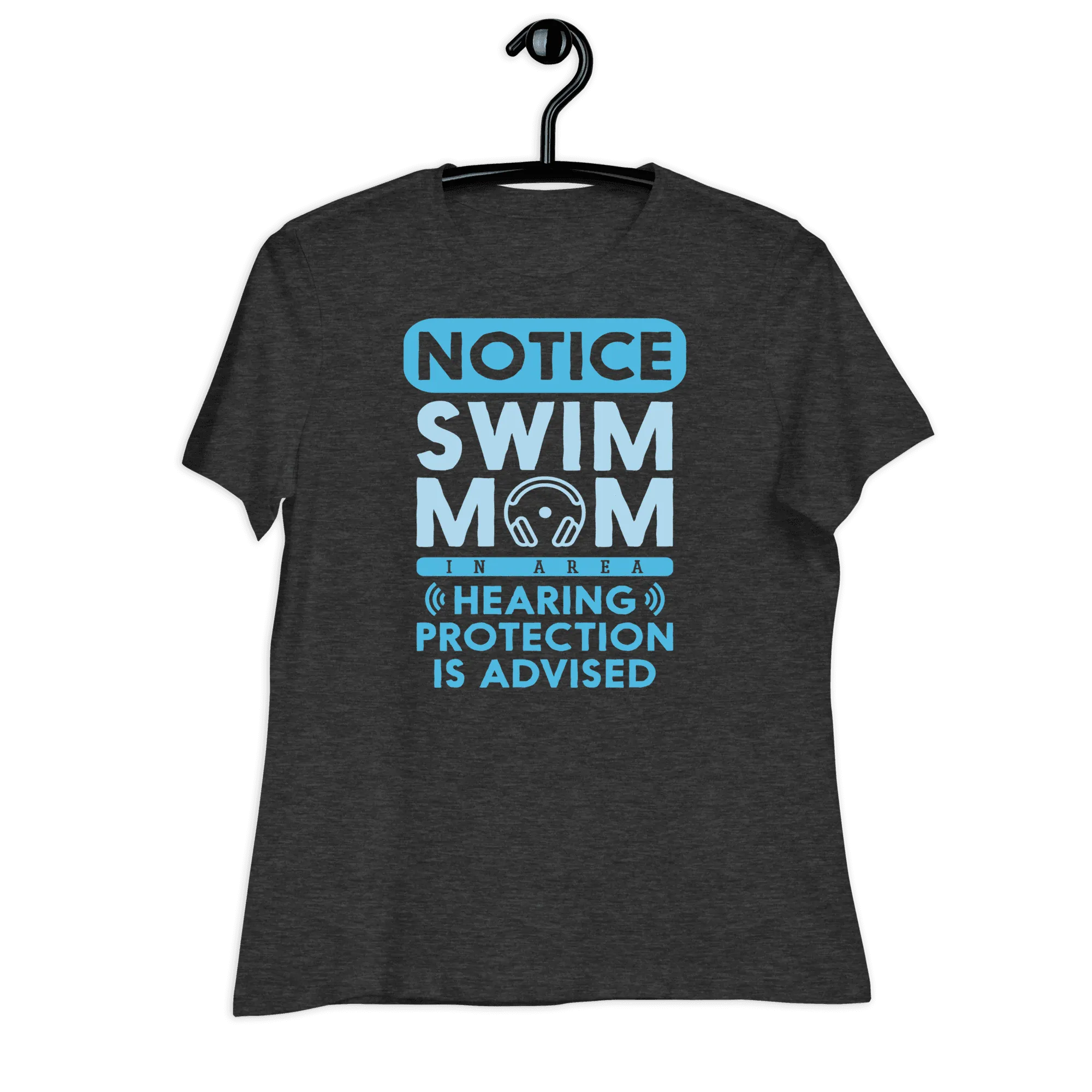 Swim Mom Notice Funny T Shirt