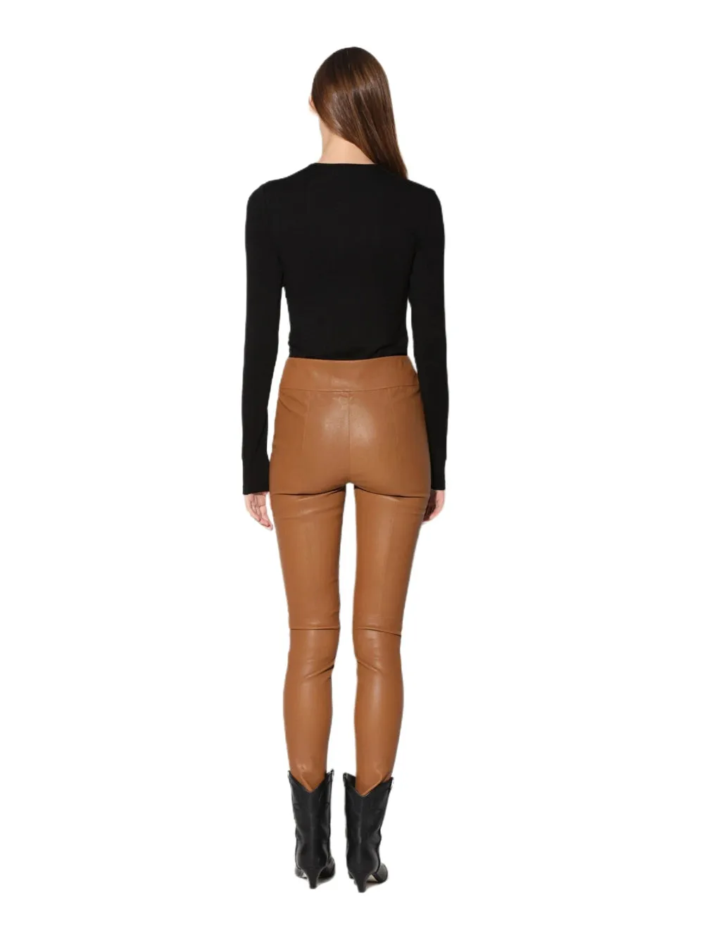 Tailored Heritage Stretch Leather Pant
