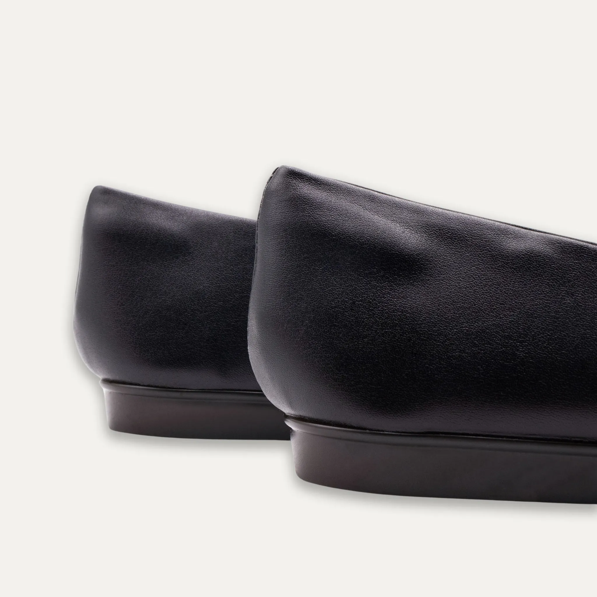 Tatiana Black Pointed Toe Flats
