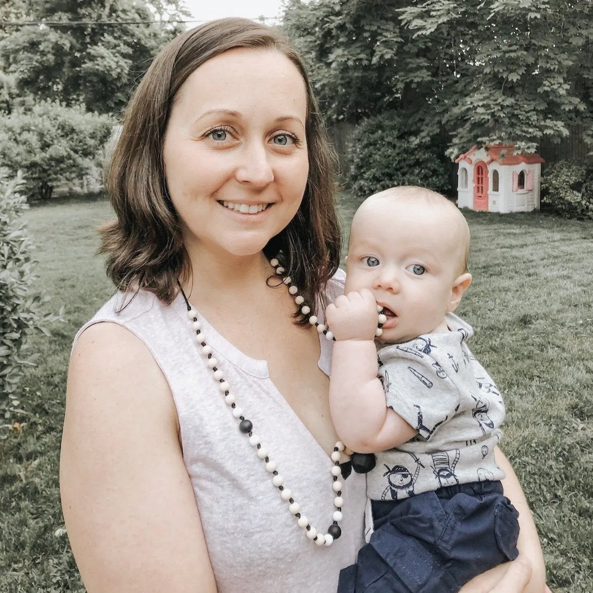 Teething Necklace for Mom, Peace   Calm