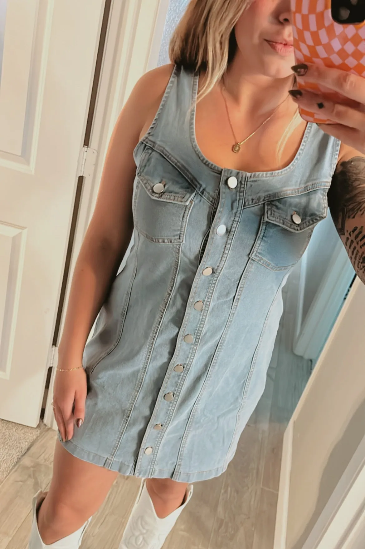 the DENIM dress