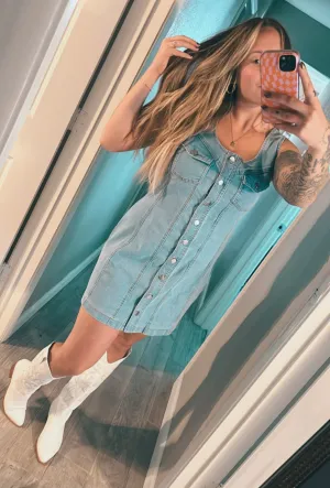 the DENIM dress