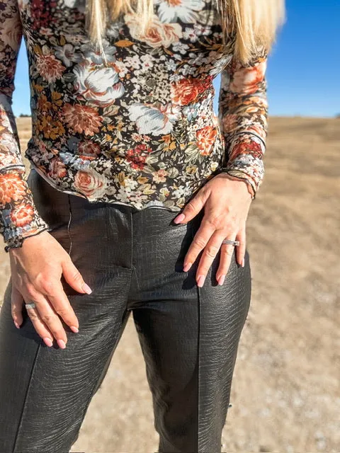 The Girl Boss Faux Leather Pants