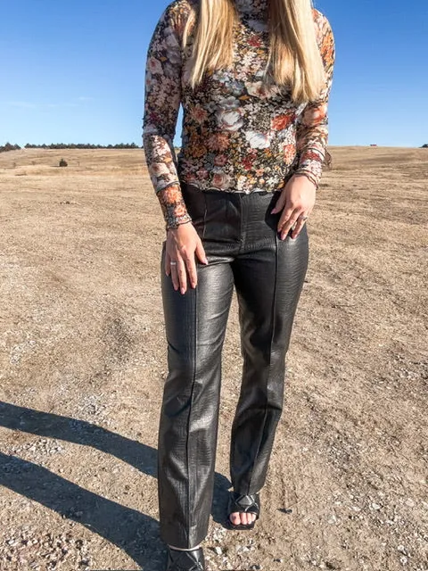 The Girl Boss Faux Leather Pants